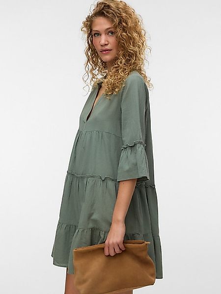 Vero Moda Tunikakleid VMDICTHE 3/4 TUNIC EXP Baumwolle, loose fit günstig online kaufen