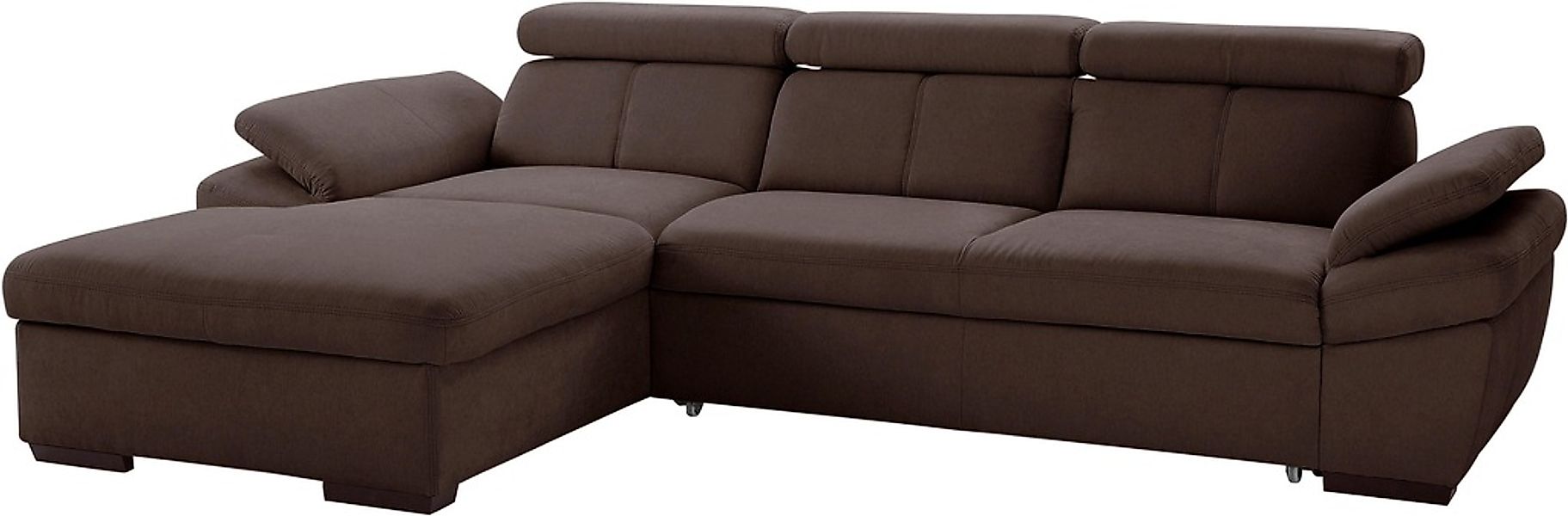 exxpo - sofa fashion Ecksofa »Salerno, inkl. Kopf- und Armteilverstellung, günstig online kaufen