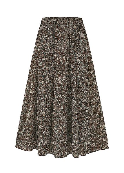 SASSYCLASSY Midirock A-Linie Faltenrock Damen lang günstig online kaufen