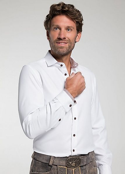 Spieth & Wensky Trachtenhemd Geiselwind Innen Farbliches Muster günstig online kaufen