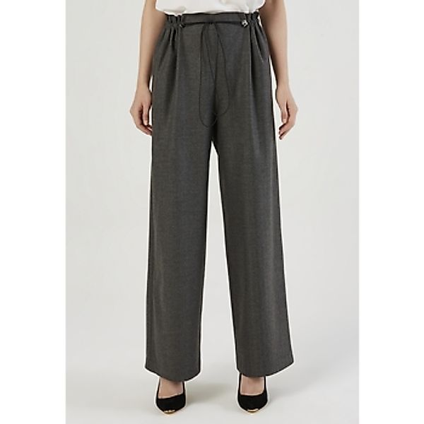 Just Like You  Hosen Graue Hose aus kontrastierendem Fischgrätenmuster günstig online kaufen