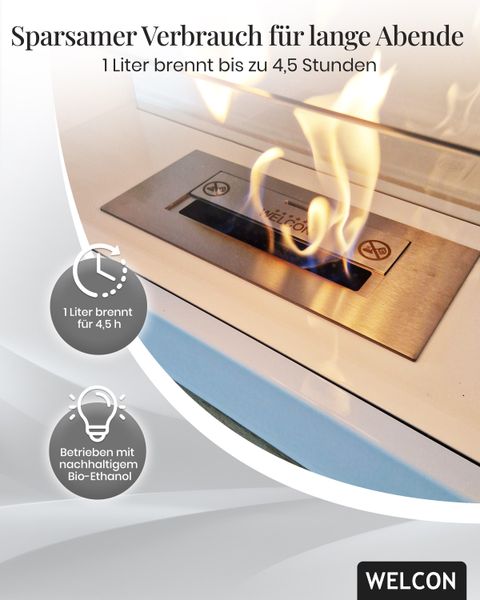 WELCON Echtfeuer-Dekokamin Bioethanol Kamin & Fireplace günstig online kaufen