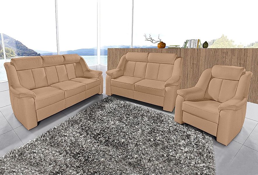 sit&more Polstergarnitur "Basel", Set, bestehend aus 3-Sitzer + 2-Sitzer + günstig online kaufen