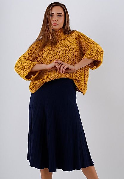 YC Fashion & Style Strickrock Eleganter Midirock aus Feinstrick - elastisch günstig online kaufen