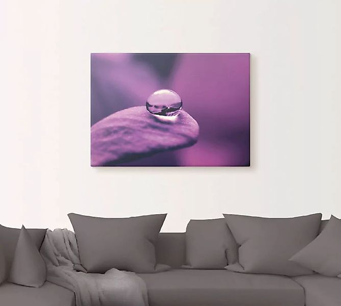 Artland Wandbild »Amethyst«, Blumen, (1 St.), als Leinwandbild, Poster, Wan günstig online kaufen