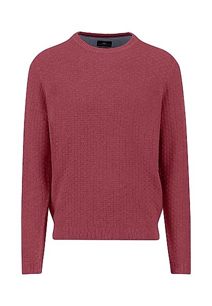 FYNCH-HATTON Strickpullover O-Neck, structure berry günstig online kaufen