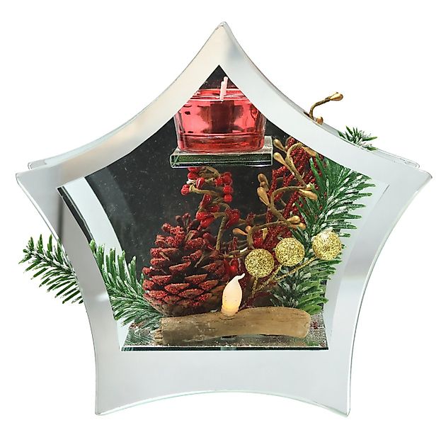 I.GE.A. Teelichthalter Deko-Objekt mit LED Licht und Teelichtkerze (1 St), günstig online kaufen