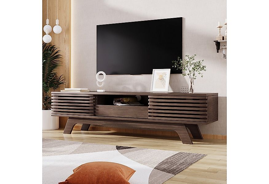 OKWISH Lowboard TV-Schrank mit Viel Stauraum (TV-Möbel, TV-Panel, 1 St., Zw günstig online kaufen