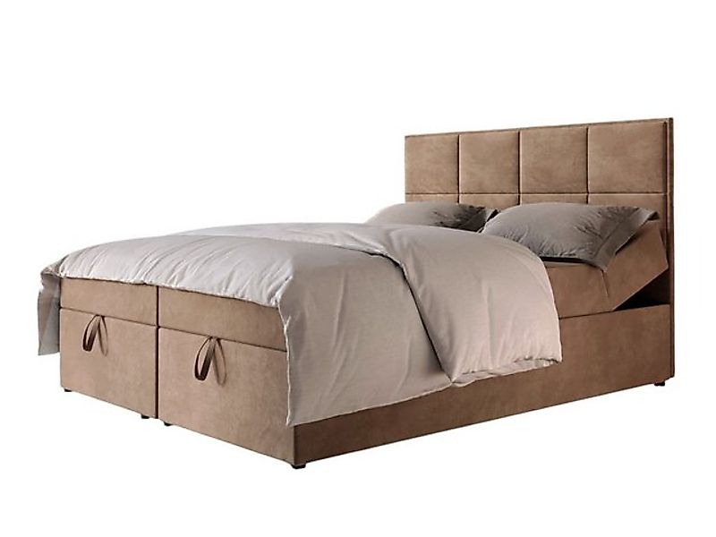 Compleo Boxspringbett Bett mit verstellbarem Rückenlehne ROMO, Bonell, Topp günstig online kaufen