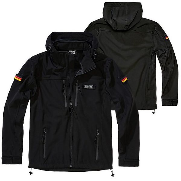 BWuM Outdoorjacke BWuM Tactical Softshell Jacke + Patch & Flaggen günstig online kaufen