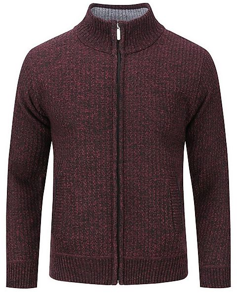 Allthemen Strickjacke mit Stehkragen Herren klassischer Cardigan günstig online kaufen
