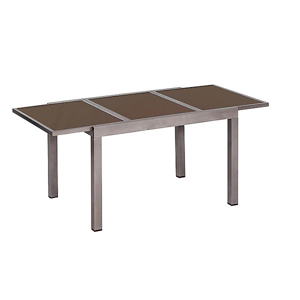 Merxx Gartentisch AZ-Tisch Rechteckig ausziehbar 100 cm x 75 cm günstig online kaufen