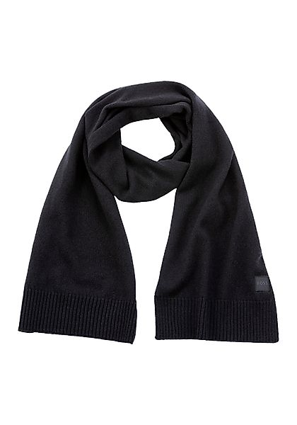 BOSS ORANGE Strickschal Akaio_R_Scarf, 50% Wolle günstig online kaufen