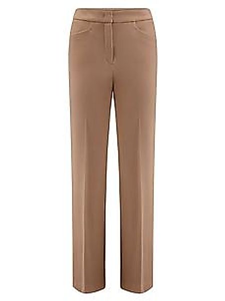 Knöchellange Straight Fit-Hose Peter Hahn braun günstig online kaufen