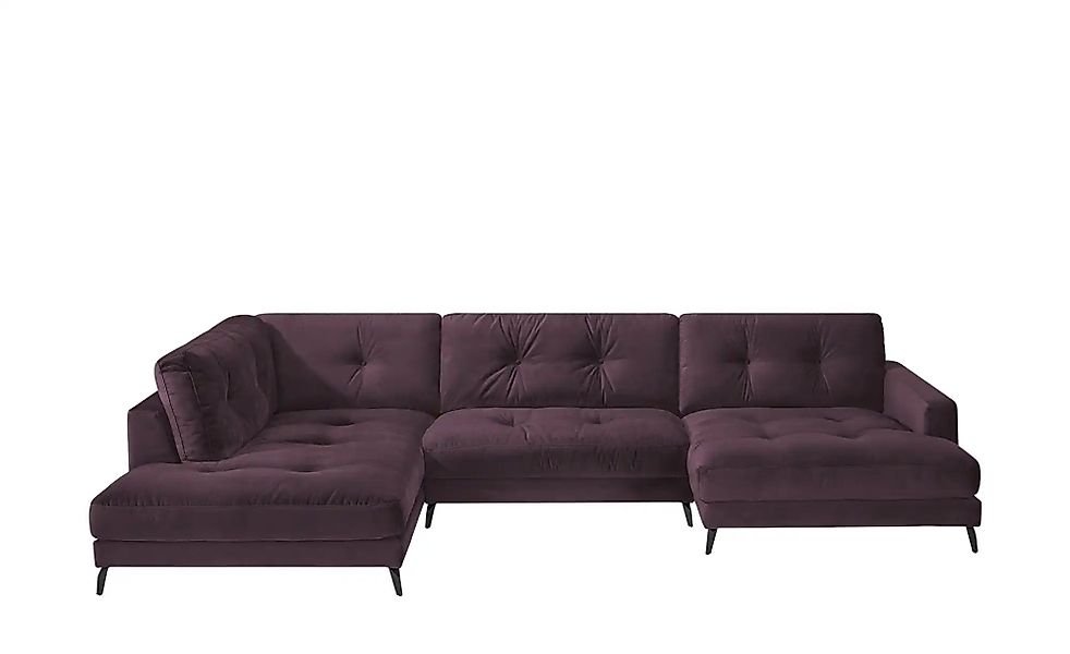 Jette Home Wohnlandschaft aus Samt Jette Return  ¦ lila/violett ¦ Maße (cm) günstig online kaufen