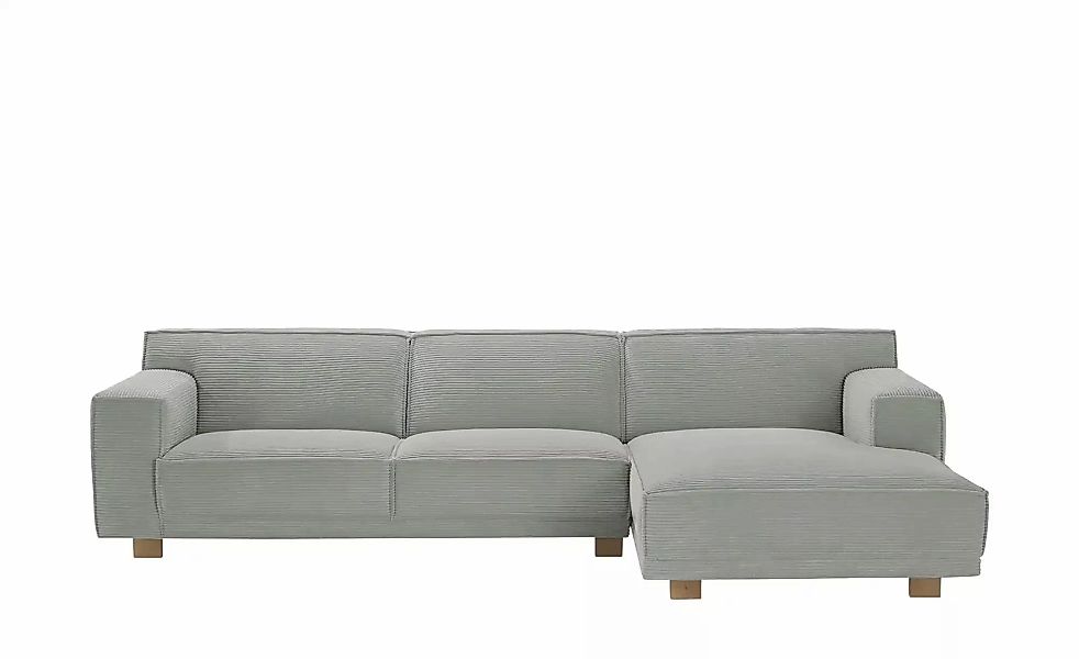 SOHO Ecksofa Cord Grau Trenisha ¦ grau ¦ Maße (cm): B: 301 H: 74 T: 160.0 P günstig online kaufen