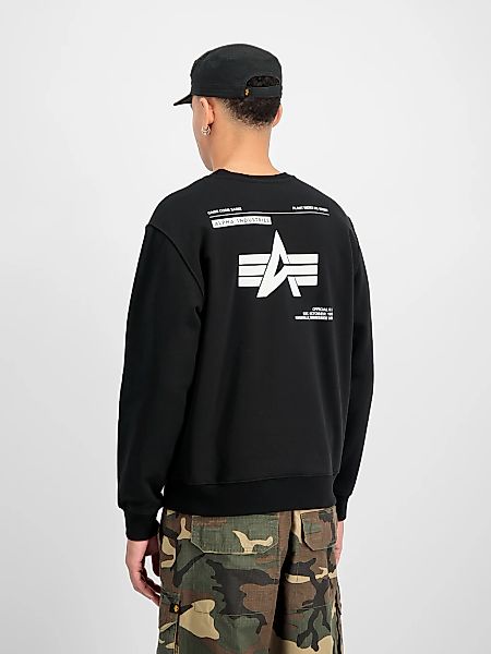 Alpha Industries Sweater "Label Sweatshirt Backprint" günstig online kaufen
