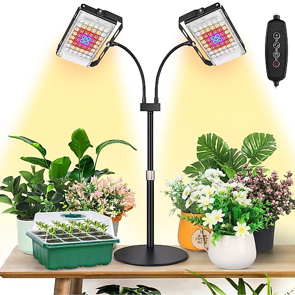 MUPOO Pflanzenlampe Vollspektrums Pflanzenlicht für Zimmerpflanzen,Höhenver günstig online kaufen
