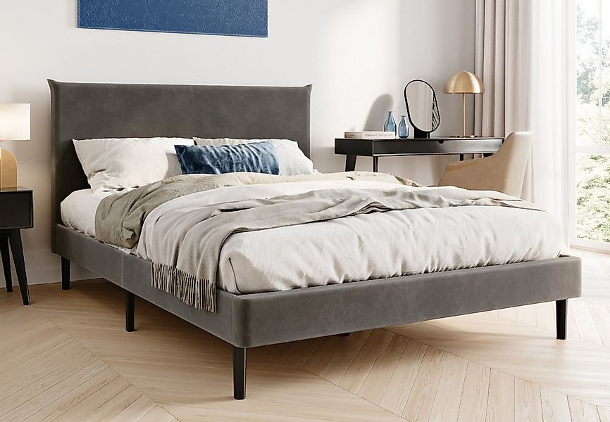 Home Collective Polsterbett 140x200 und 160x200 cm mit Lattenrost und weich günstig online kaufen