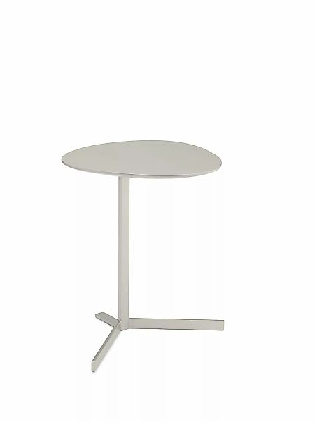 Birdy Kiesel Beistelltisch oval weißbeige H: 53cm günstig online kaufen