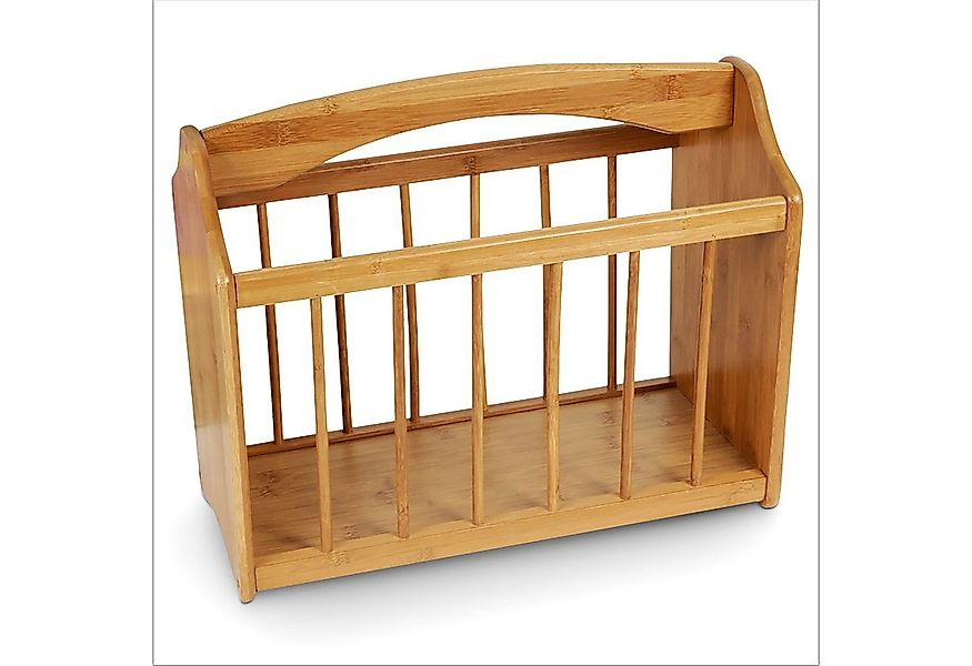 relaxdays Zeitungsständer Bambus günstig online kaufen