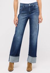 ANGELS Straight-Jeans LARA TU mit umgeschlagenem günstig online kaufen