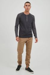 Indicode Rundhalsshirt IDWinston Longsleeve im Baseball-Look günstig online kaufen