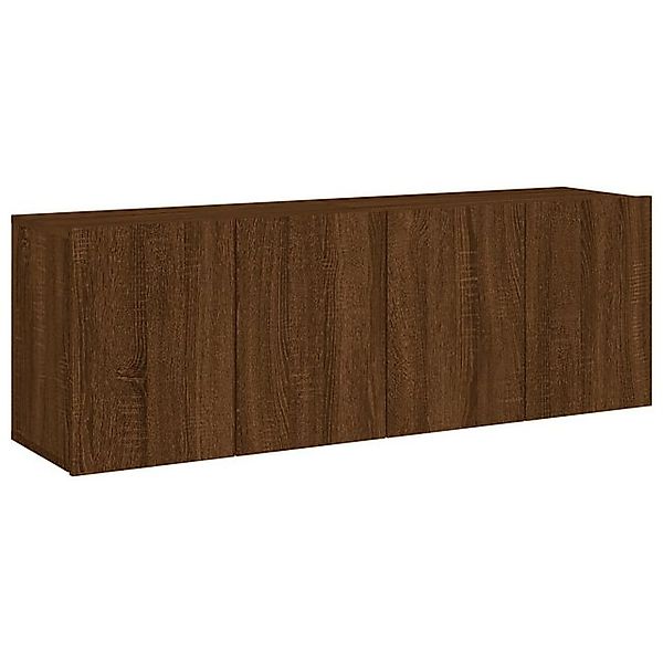 vidaXL TV-Schrank TV-Wandschränke 2 Stk. Braun günstig online kaufen