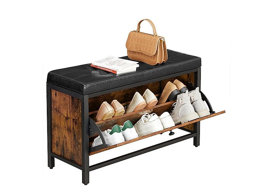 VASAGLE Schuhbank, Schuhschrank mit Klappe, für 6 Paar Schuhe günstig online kaufen