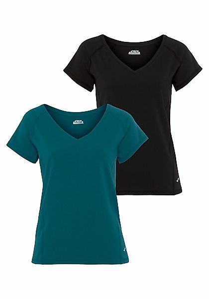 FAYN SPORTS Funktionsshirt "Double Pack Essential", 2 Stk. Kurzarm, lockere günstig online kaufen
