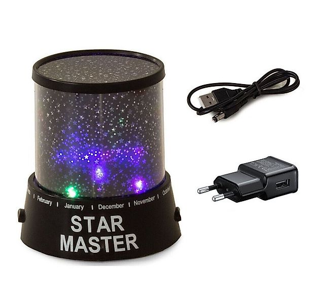 emeco LED Stern 2x Sternen Projektor Nachtlicht Sternenhimmel Sternenlampe günstig online kaufen