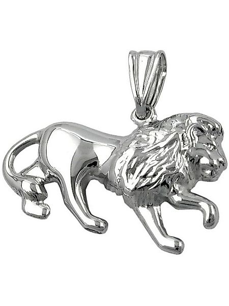 Gallay Kettenanhänger 15x23mm Löwe glänzend rhodiniert Silber 925 (1-tlg) günstig online kaufen