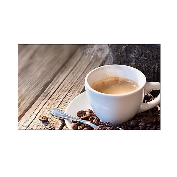 MySpotti Küchenrückwand Profix Cucina Auszeit 100 x 60 cm Kaffeetasse günstig online kaufen