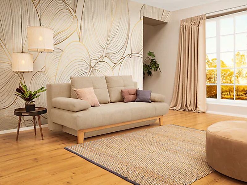 alina Schlafsofa »Ama« mit Bettfunktion und Stauraum günstig online kaufen
