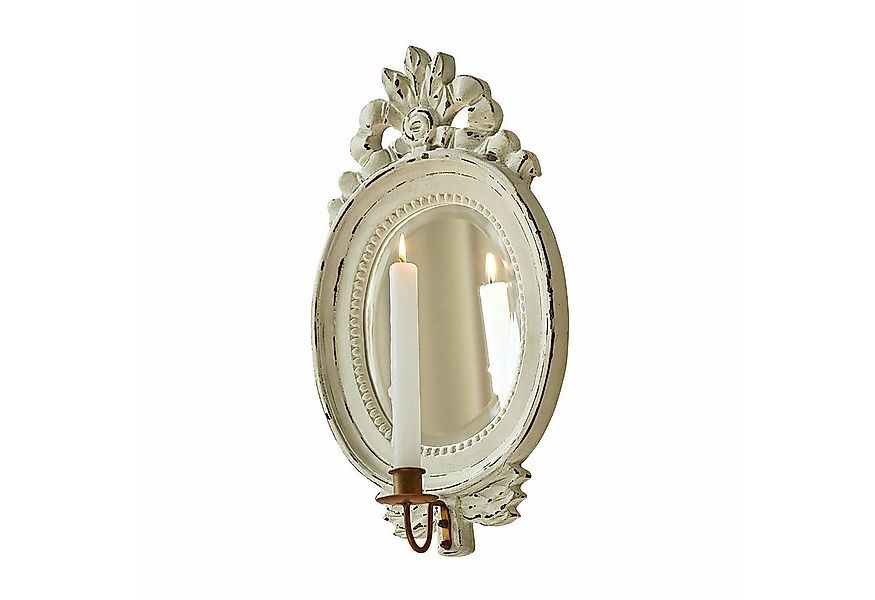 Mirabeau Kerzenständer Wandkerzenhalter Vallombre antikweiß günstig online kaufen