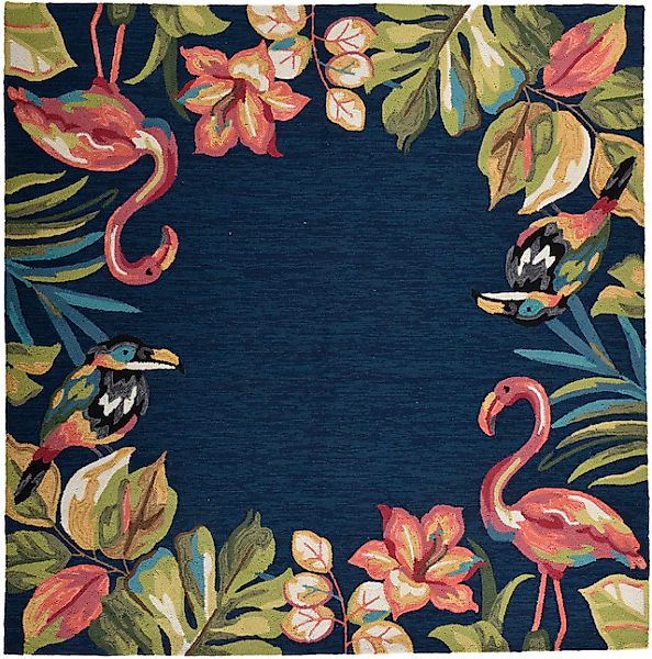 Gino Falcone Teppich "Rosetta 020 Flamingos" rechteckig 15 mm Höhe besonder günstig online kaufen