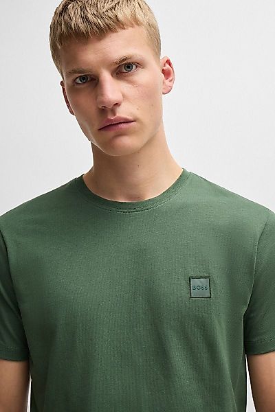 BOSS T-shirt Tales Open Grün - Größe L günstig online kaufen