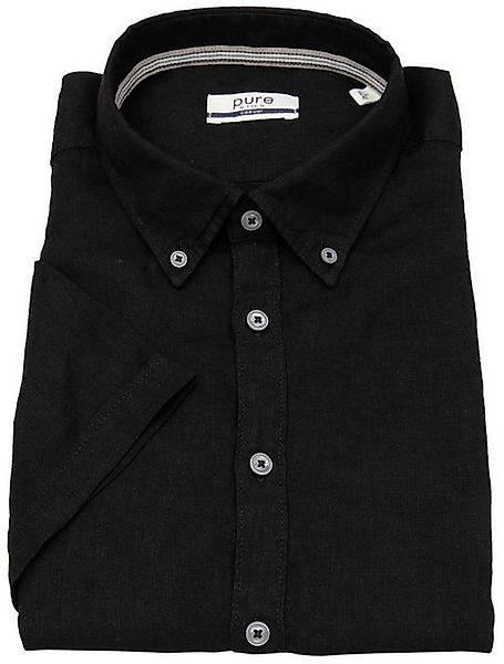 Pure Kurzarmhemd Modern Fit leicht tailliert Button-Down-Kragen günstig online kaufen