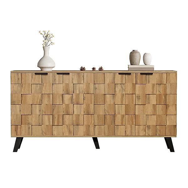 MODFU Sideboard mit quadratische, strukturierte Oberfläche günstig online kaufen