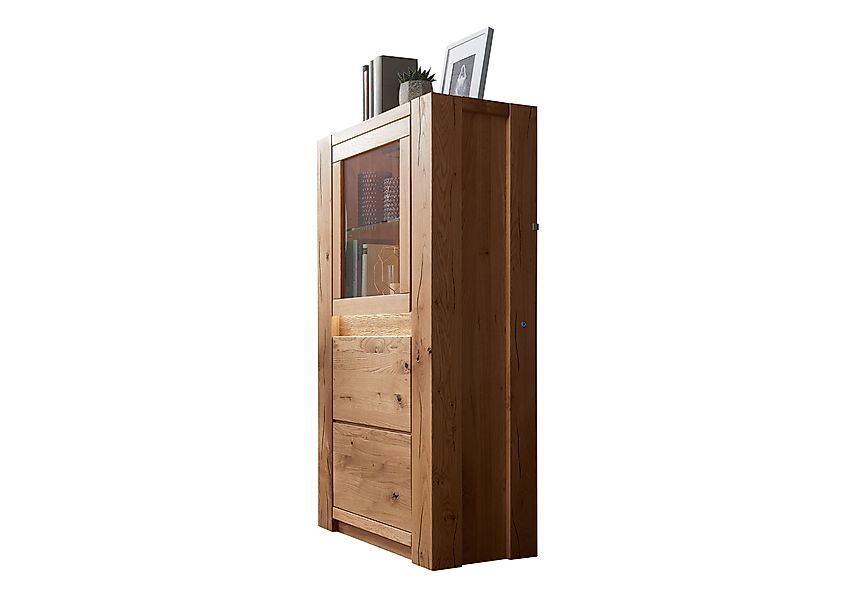 Woodroom Highboard Gera (Wildeiche massiv geölt), günstig online kaufen