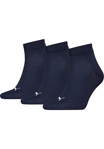 PUMA Kurzsocken "PUMA UNISEX QUARTER PLAIN 3P" 3 Paar, 3 Paar tlg. Atmungsa günstig online kaufen