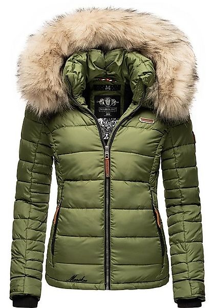 Marikoo Winterjacke Lerikaa Winter Steppjacke mit abnehmbarem Kunstfell günstig online kaufen