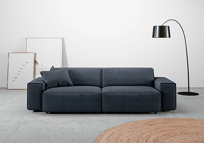 Home affaire Big-Sofa »Glimminge auch in Breitcord, Feincord + Easy care-Be günstig online kaufen