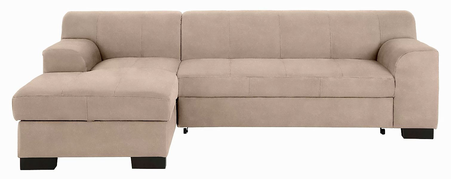 Home affaire Ecksofa "Falk klare Linien, elegant und zeitlos, L-Form", mit günstig online kaufen
