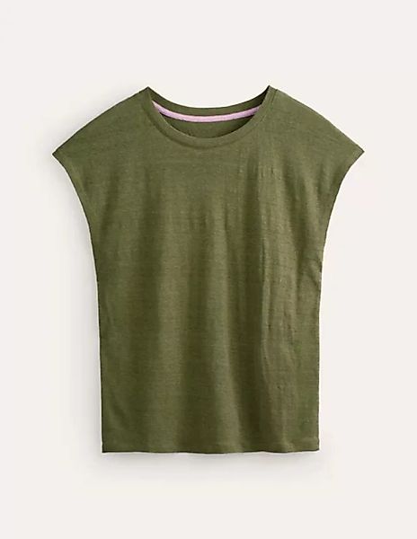 Louisa Leinen-T-Shirt mit Rundhalsausschnitt Damen Boden, Eintagsfliege günstig online kaufen
