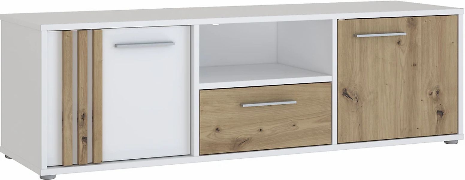 FORTE Lowboard "Cardigan TV-Board, TV-Schrank", TV-Board, 2 farbig, Staurau günstig online kaufen