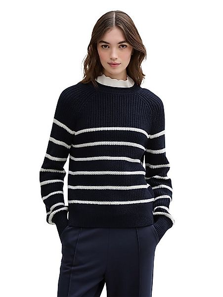 TOM TAILOR Denim Strickpullover mit Strick-Struktur günstig online kaufen