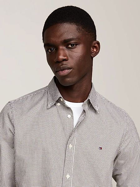 Tommy Hilfiger Langarmhemd "MICRO GINGHAM POPLIN SF SHIRT" günstig online kaufen