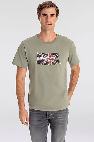 Pepe Jeans T-Shirt CLAG mit großem Logo-Print günstig online kaufen