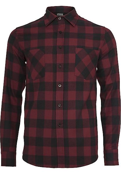 URBAN CLASSICS Kurzarmshirt Urban Classics Herren Checked Flanell Shirt (1- günstig online kaufen